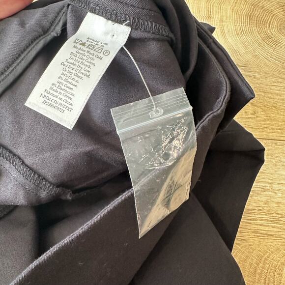 Everlane The Fixed Waist Stretch Cotton Pant Black 6 - Picture 4 of 8